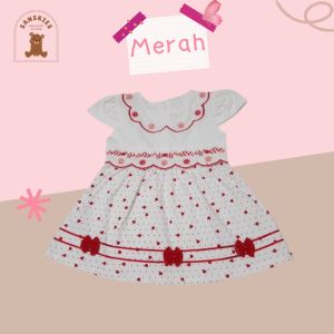 Dress Bayi Perempuan Lovely Day untuk Anak 3-12 Bulan Free Celana Dalam Bayi Murah Terjangkau / Dress Baby Gaun Bayi Bahan Katun / Bisa COD Bayar di Tempat