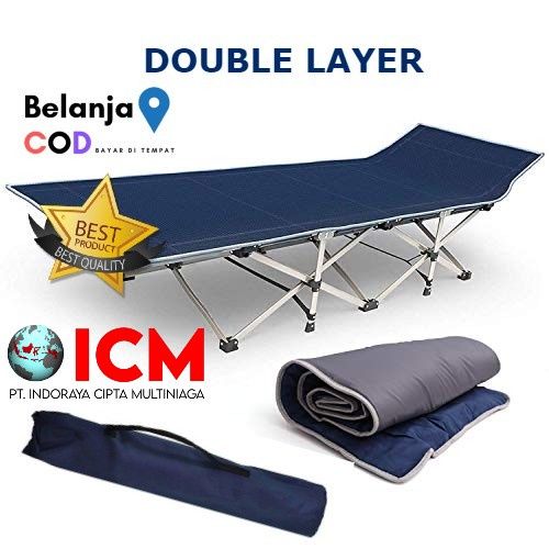 Folding Bed Portable / Ranjang Lipat / Kasur Lipat Velbed 2 layer ...