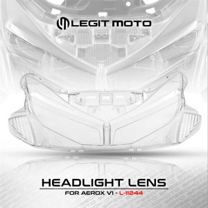 LEGITMOTO AEROX V1 HEADLIGHT LENS L-11244 CLEAR FLASHER LENS COVER FOR YAMAHA AEROX V1 MOTORCYCLE SPEEDMOTO
