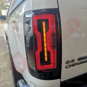 2012-2021 LED Tail Lamp for Chevrolet Colorado Tail Light Assembly Tail Lamp For Colorado 2012-2021 2PCS (Left + Right) / 1Pair Smoke Black Red