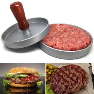 Round Burger Metal Mould Hamburger Patty Maker Grill Press Cooking Tool Pizza BBQ Patty Maker Cookie Oven Kitchen Accessories