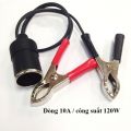 Cáp chuyển kẹp chì Ắc quy sang tẩu 12v ôtô. 