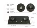 Bếp gas âm Rinnai RVB-212BG Hàng chính hãng. 