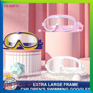 QUNED Kids Big Frame Swimming Goggles With Earplugs Childrens Anti-fog Swimming Glasses Boys Girls Pool Beach Eyewear Swim Goggles