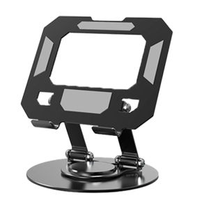 360° ที่จับโทรศัพท์แบบหมุนได้ ขาตั้งแท็บเล็ตอะลูมิเนียม ที่วางสมาร์ทโฟนแบบตั้งโต๊ะโลหะแบบแบน