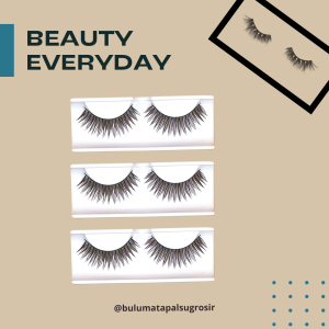 Bulu Mata Palsu Natural Lusinan (12 PASANG) Kode Art 13