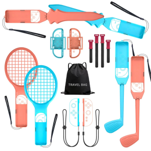 Complete 15 in 1 Motion Sensors Sports Package for NS2 Players Seeking Interactive & Fitness Oriented Game Engaging Fun