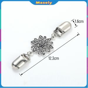 Masely Shawl Pin Fashionable Brooch Clip for Sweaters/Blouses/Cardigans Versatile Decorative Clasp New Stylish Outfit Accessory