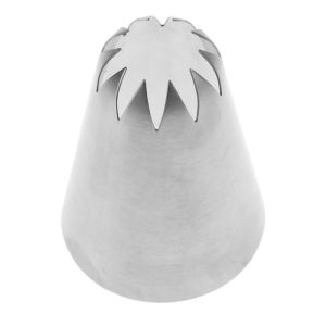 【Comfortable House】 COD #C10 Large Size Piping Nozzle Cake Cream Decor Icing Tips 10 Teeth Close Star