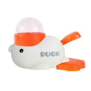 Duck Shape Press Slow Feeder Dog Feeding Puzzle Toy Interaction Pet Foraging Skill Training Toy Treats Dispenser