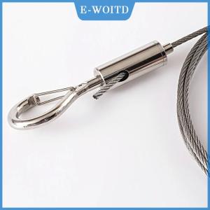 【E-WOITD】 เชือกลวดสปริงปรับได้แบบอัตโนมัติตะขอแขวนเสื้อผ้าระบบแขวนแขวนอัตโนมัติรหัสสเตนเลสสตีล