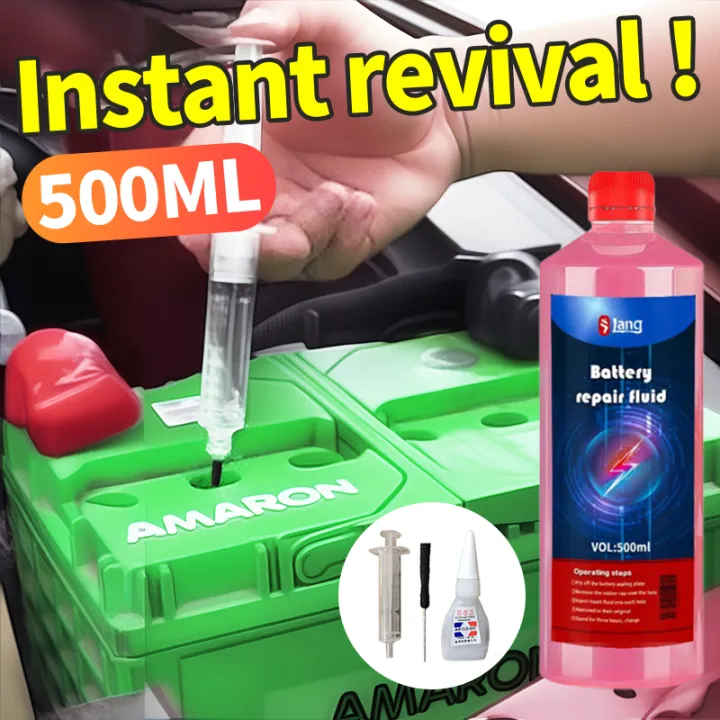 😮🔋 Instant revival!🔋😮 battery acid water battery repair fluid battery ...