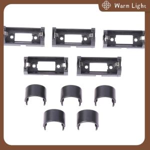 Warm Light 5 PC Plug-in CR123A Battery Holder 16340 LIR123A Battery Storage Box For PCB DIY