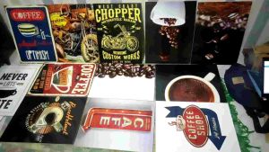 TERBARU HIASAN DINDING POSTER KAYU WALLDECOR MOTOR VINTAGE