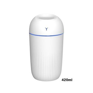 เครื่องพ่นอโรม่า เครื่องทำความชื้น เครื่องพ่นไอน้ํา เครื่องทำความชื้นขนาดเล็ก 420ML 220ML ขนาดเล็กพกพาสะดวก เพิ่มความชื้น โคมไฟอโรมา