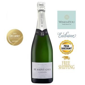 Champagne De Saint Gall Brut Blanc de Blancs Premier Cru France