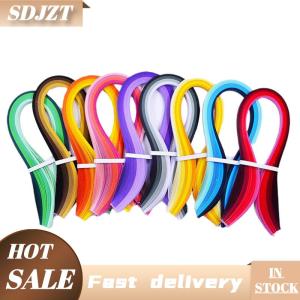 SDJZT 100 x Quilling giấy Dải Giấy origami giấy ngôi sao may mắn tự làm quà tặng thủ công