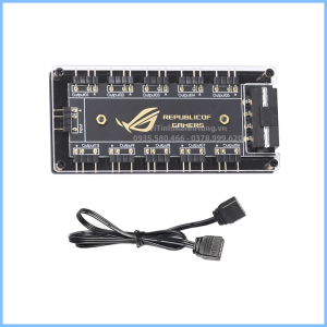 Bộ Hub chia Led 5V ARGB 10 cổng ARGB 5V 3 pin đồng bộ Led với Mainboard.