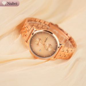 Nubri COD Jam Tangan Pria Kalender Gaya Olahraga Kasual Modis Original Luxury Stainless Steel