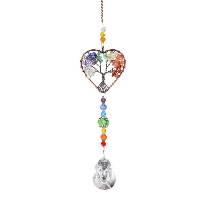 {hot}hanging Crystal Decor Handmade Crystal Prism Suncatcher Wire 