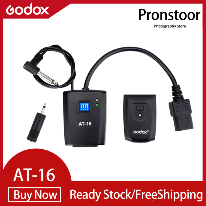 Godox AT-16 Wireless Studio Flash Trigger Receiver for Nikon Canon  Fujifilm Olympus Panasonic DSLR Camera Sync Speed Lazada PH
