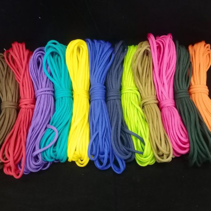 เชือกพาราคอร์ด Paracord 4mm แบ่งขาย 5-10 เมตร เชือกถักปลอกคอแมว ...