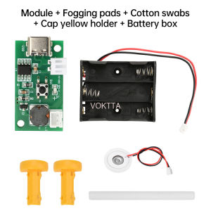 Dc 4.5-5V một đầu phun ẩm mô-đun siêu âm atomization Bảng điều khiển năng lượng kép đầu vào Cung cấp Type-C