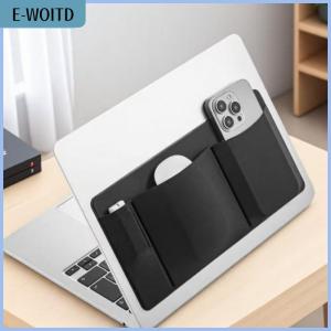【E-WOITD】 Self-Adhesive Mouse Bag Notebook Computer Data Cable Hard Disk Storage Bag Leica Cloth Storage Pouch