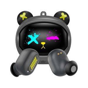 Onikuma T20 TWS True Wireless Gaming Headphone Bluetooth 5.3 หูฟังไร้สายมาพร้อมเคสชาร์จลวดลายสุดเท่ สามารถปรับเปลี่ยนหน้ากากเคสชาร์จได้