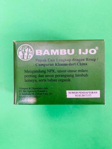 Pupuk Cair Lengkap BAMBU IJO Mengandung NPK isi 12 ml dari Bio Agritech Nusantara
