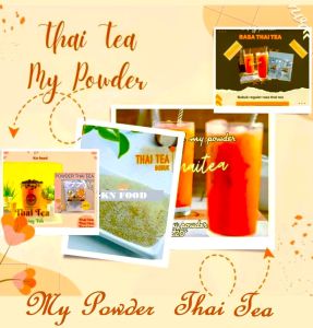 BUBUK POWDER MINUMAN RASA THAI TEA REGULER -1 KG