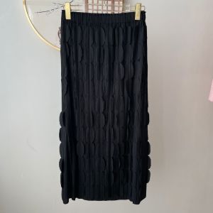 3480  (Can Match Top 3531) Fashion All-Match Casual Pleated Skirt  Autumn Spring And Summer Pleated High Elastic  One Size (45-75kg)