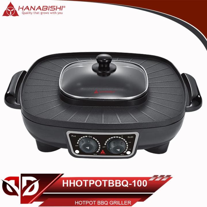 Hanabishi HHOTPOTBBQ100 Hotpot BBQ Griller Lazada PH