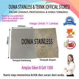 Amplas Siken B Grit 1500 /Lembar