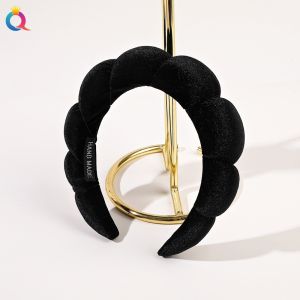Bando Bandana Scrunchie Scrunchy Shell Busa Tebal Jumbo Fluffy Empuk Polos Cloud Hairband Wanita Cewek Korea Korean Style Fashion Head Band Aksesoris Rambut Headband Awan Lebar Viral