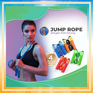 ( Free Bubblewrap ) Alat Lompat Tali Hitung Otomatis - Skipping Jump Rope + Counter Penghitung Lompat Tali