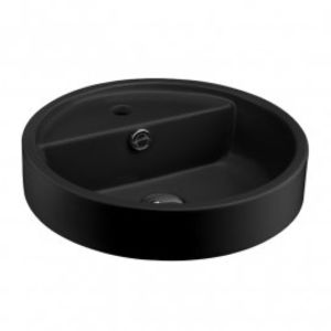 Cotto Geo Circle Washbasin Matt Black
