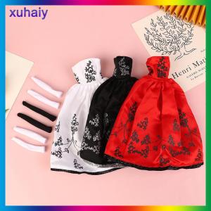 xuhaiy Quần Áo Búp Bê Công Chúa Ăn Mặc Tiệc Đảng Đẹp Ăn Mặc Thêu Vải Tuyn Ăn Mặc Cho 11Inch Búp Bê