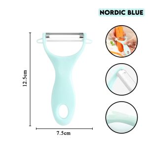 Borong365 Multifunctional Stainless Steel Blade Peeler Slicer Kitchenware Fruit Vegetable Knife Peeler Pengupas 捎果器