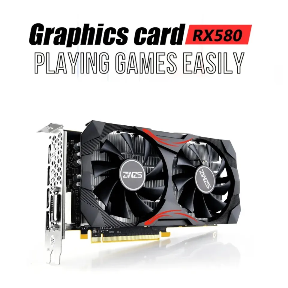 RX580 Gaming Video Card Computer Graphics Card 1/2/4/8GB PCI-E X16 DDR3  DDR5 GDDR5 HD+VGA+DVI Placa De Video GT730 GT610 GT210 | Lazada Singapore