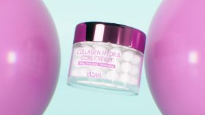YADAH Collagen Hydra Core Cream – Capsule Filler Cream with 10 Types of Hyaluronic Acids 1000ppm Low Molecular Collagen & Ceramide Deep Hydration for Sensitive Skin 1.76 oz