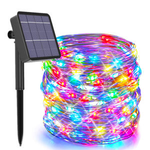 đèn led trang trí đèn năng luong mặt trời đèn nháy ngoài trời Đèn sân vườn không thấm nước tự động BẬT / TẮT cho tiệc cưới Giáng sinh sân vườn trang trí chiếu sáng 32/22/12 / 7M