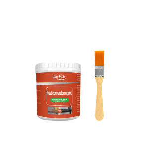JUE-FISH Car Anti-rust Primer Multi-purpose Car Anti-rust Paste Rust Iron Protection Repair And Maintenance Car Removal Metal Car Anti-Rust Chassis Rust Converter Water-Based Primer Metal Surface Rust Remover Weather-Proof Long Lasting Deruster 300ML