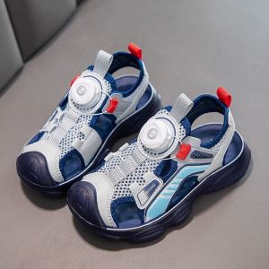 Dép Sandal Dép Rọ Bít Mũi Cho Bé Trai 3-10 Tuổi Dép Bé Trai Khoá Xoay Dép Cross Hàng Quảng Châu Cao Cấp Dép Đi Học