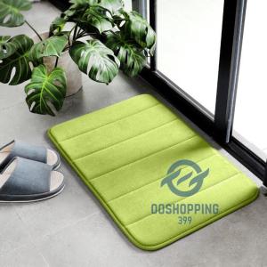 พรมเช็ดเท้า ผ้าเช็ดเท้า 60x40 CM พรมกันลื่น พรมดักฝุ่น พรมเช็ดเท้าห้องน้ำ พรหมเช็ดเท้า. OO99.