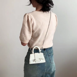 Women’s Fashion Crossbody Bag Purse with Detachable Chain Strap Small Shoulder Bag Handbag Purse Chain Shoulder Bag