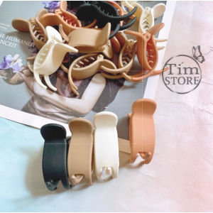 Set kẹp tóc càng cua 3-5 răng nhám xịn nhiều màu trầm nhẹ nhàng TÍM STORE phụ kiện búi tóc thời trang