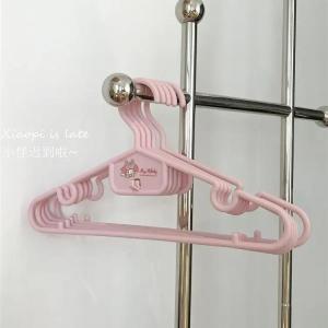 ZEEMIN Halloween Christmas 5Pcs Kawaii Coat Hanger Sanrio Mymelody Anime Cartoon Cute Student No Trace Non-Slip Household Clothes Hanger Girl Gift for Kids