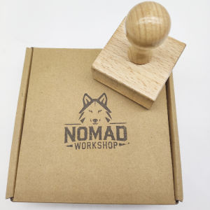 Custom Wooden Stamp Seal Personalized Logo Wedding Party Packaging Stamp Company Address&Name Self Inking Rubber Stamp Artwork2026