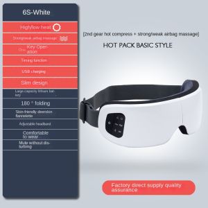 SG【Ready Stock】Advanced Red Light Therapy Eye Massager AI Voice-Controlled with Nanoscale Steam for Moisture 4 Heat Levels Foldable Design